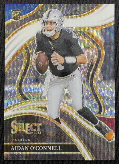 Aidan O'Connell 2023 Panini Select Tri Color Prizms /149 Raiders Las Vegas Raiders