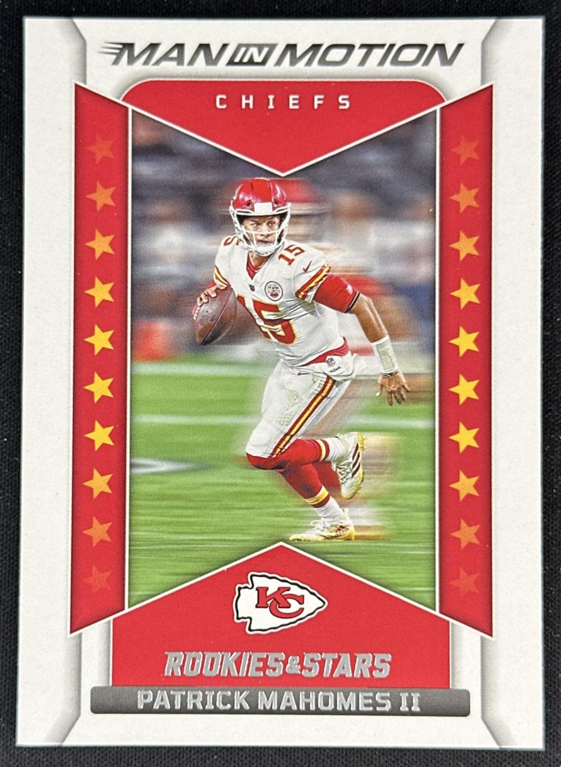 Patrick Mahomes II 2022 Panini Rookies & Stars Man In Motion Chiefs front