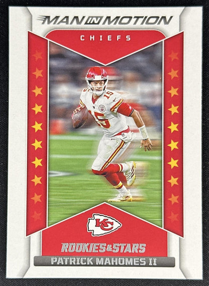 Patrick Mahomes II 2022 Panini Rookies & Stars Man In Motion Chiefs front