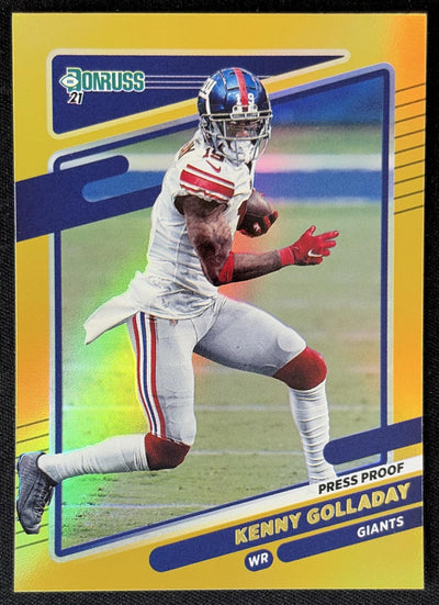 Kenny Golladay 2021 Panini Donruss Press Proof Premium Giants Sports Trading Card