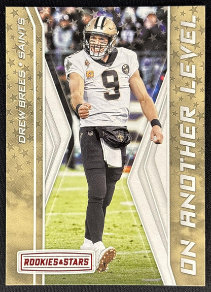 Drew Brees 2019 Panini Rookies & Stars On Another Level Saints