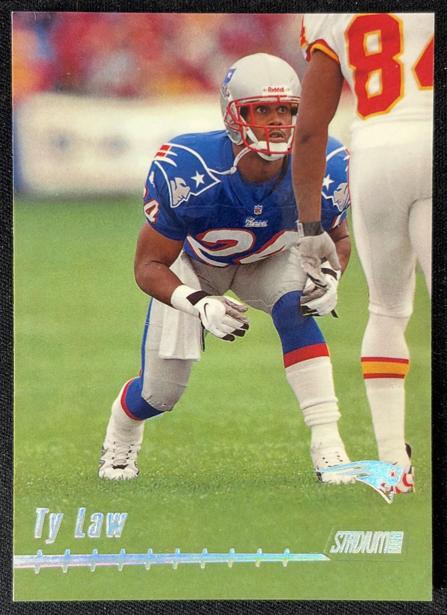 Ty Law 1999 Topps Stadium Club Patriots front