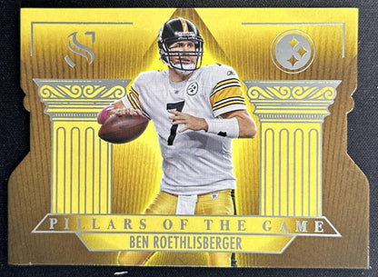 Ben Roethlisberger 2025 Panini Silhouette Pillars of the Game Steelers