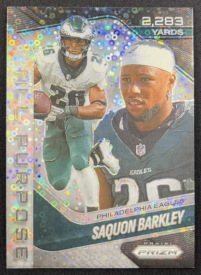 Saquon Barkley 2025 Panini Prizm All Purpose No Huddle Eagles Philadelphia Eagles