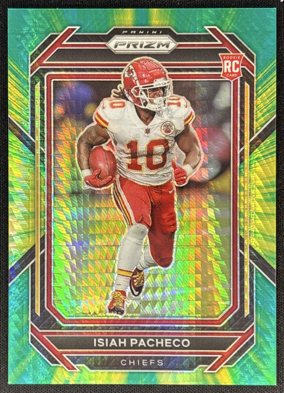 Isiah Pacheco 2022 Panini Prizm Hyper /175 Chiefs front
