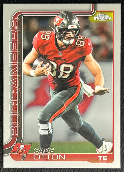 Cade Otton 2025 Topps Chrome Buccaneers Default Title Sports Trading Cards
