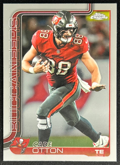Cade Otton 2025 Topps Chrome Buccaneers Default Title Sports Trading Cards