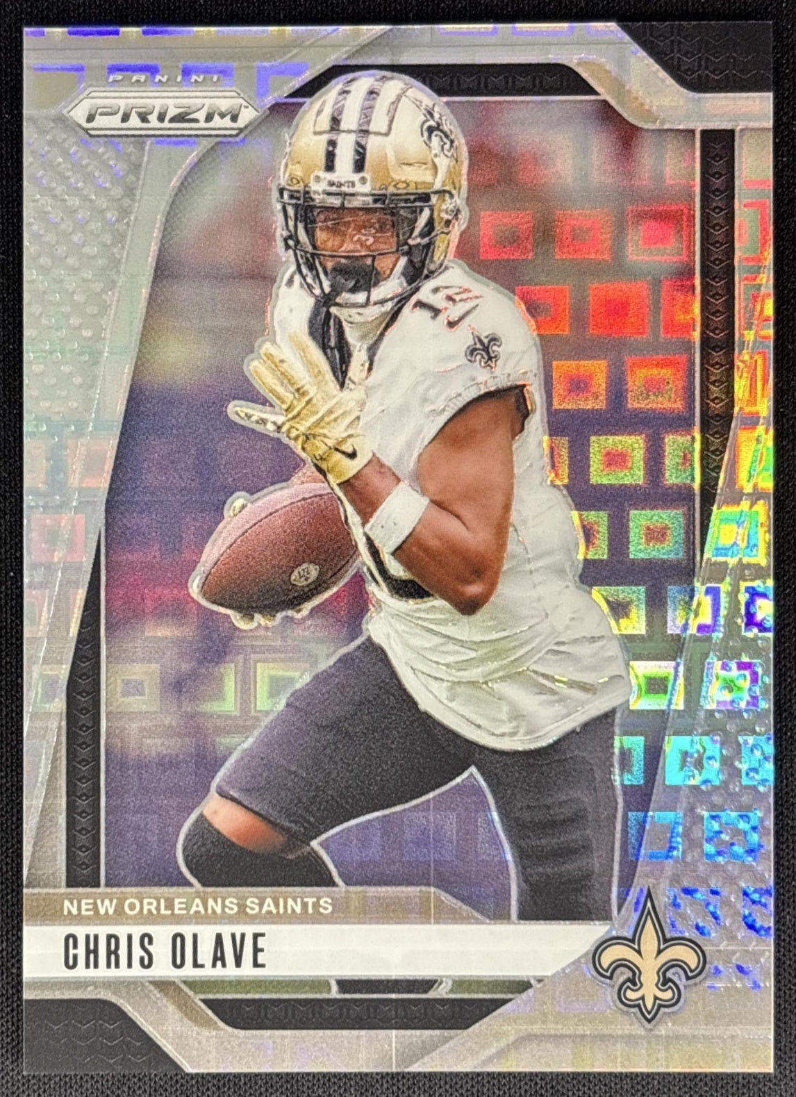 Chris Olave 2024 Panini Prizm Pandora /400 Saints Sports Trading Card