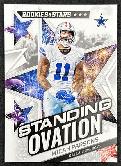 Micah Parsons 2022 Panini Rookies & Stars Standing Ovation Cowboys Front