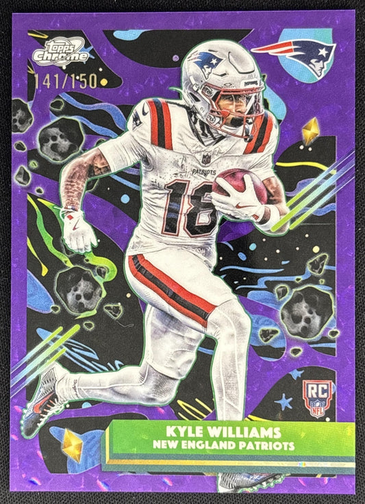 Kyle Williams 2025 Topps Cosmic Chrome Purple Nebula Refractor /150 Patriots