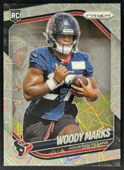 Woody Marks 2025 Panini Prizm Lazer Texans Sports Trading Cards