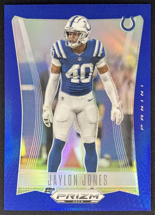 Jaylon Jones 2024 Panini Prizm Deca Blue /149 Colts