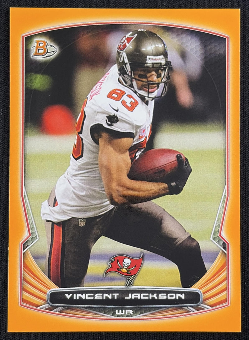 Vincent Jackson 2014 Bowman Veterans Orange /50 Buccaneers