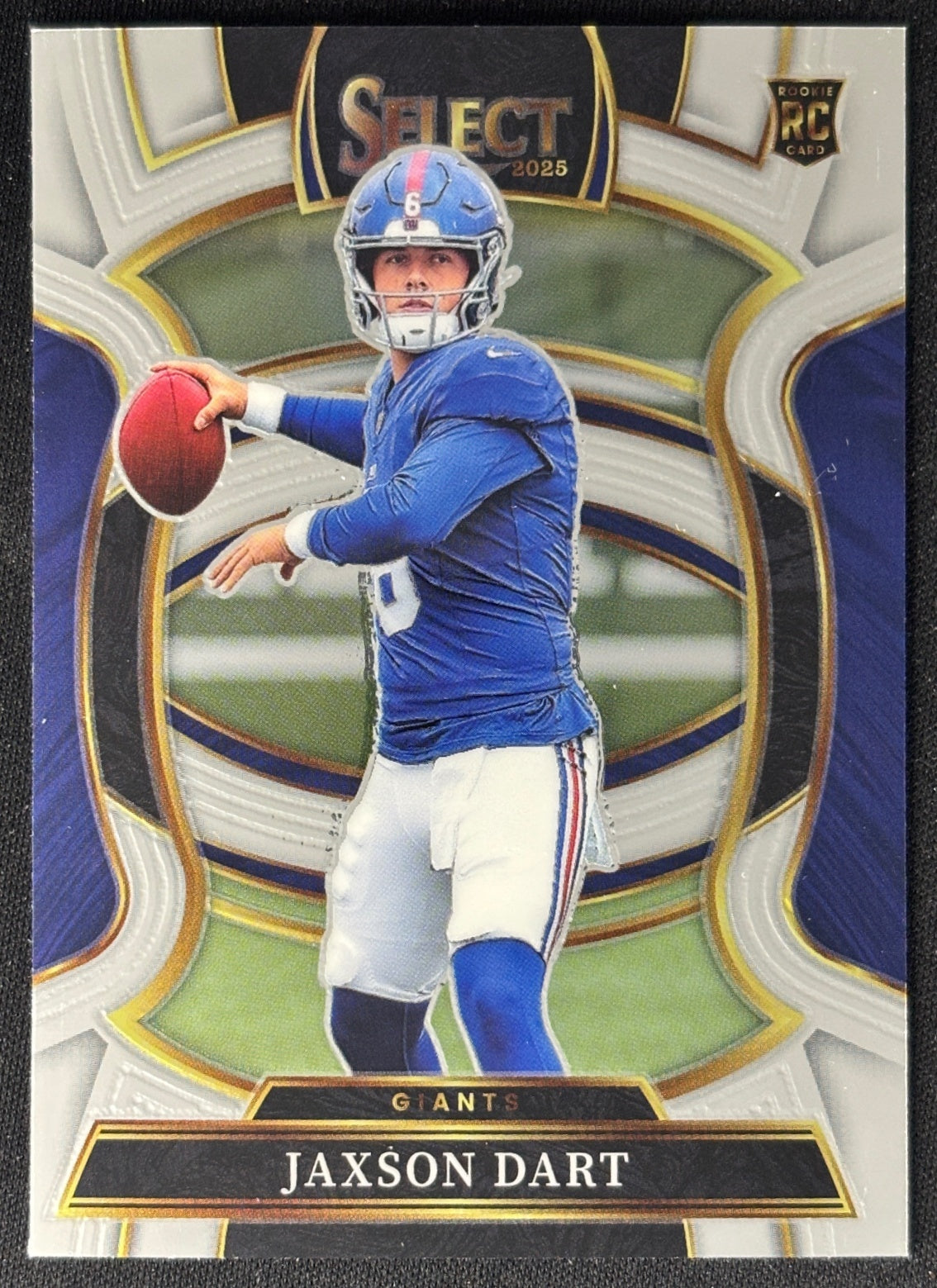 Jaxson Dart 2025 Select Concourse Giants Sports Trading Card