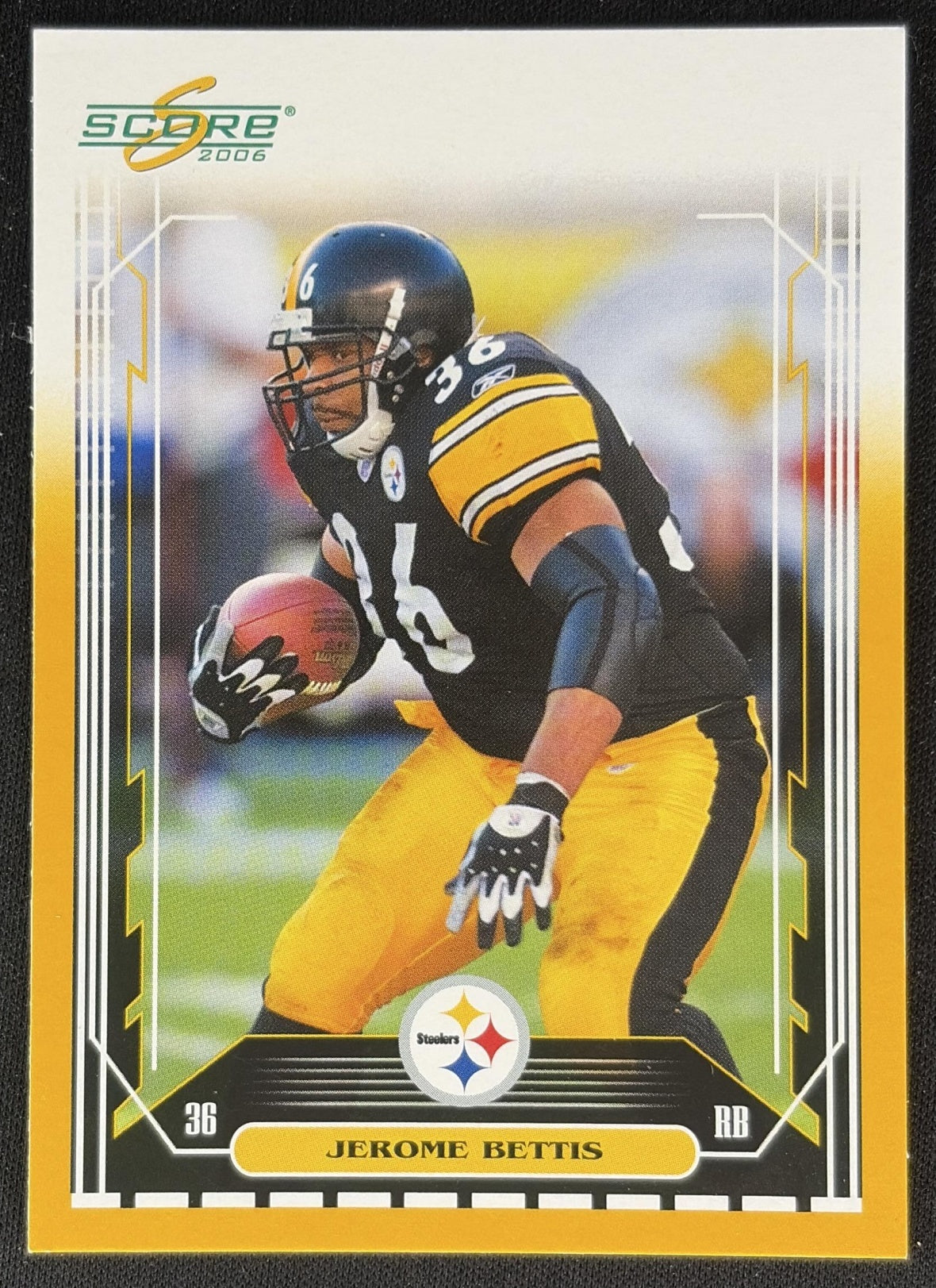 Jerome Bettis 2006 Score Gold /600 Steelers Sports Trading Cards