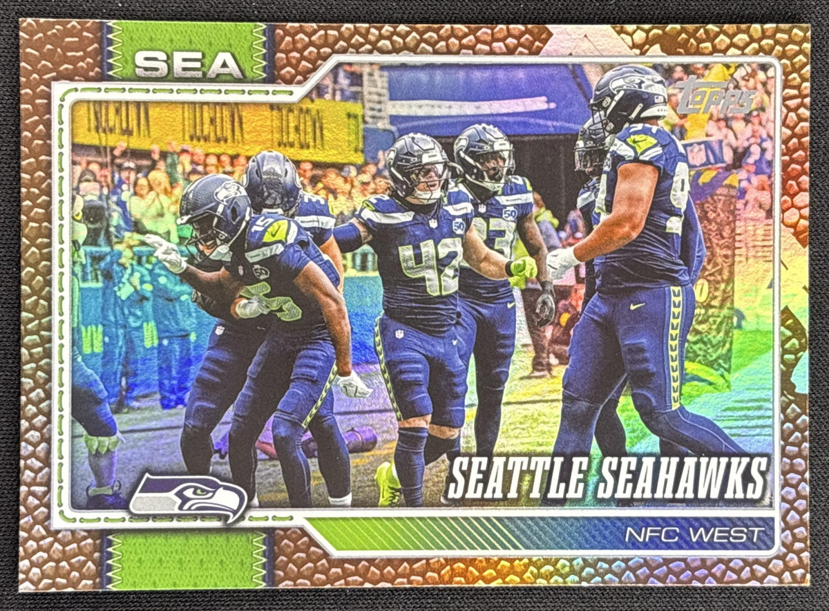 Seattle Seahawks 2026 Topps Football Leather Foil