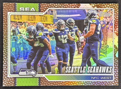 Seattle Seahawks 2026 Topps Football Leather Foil