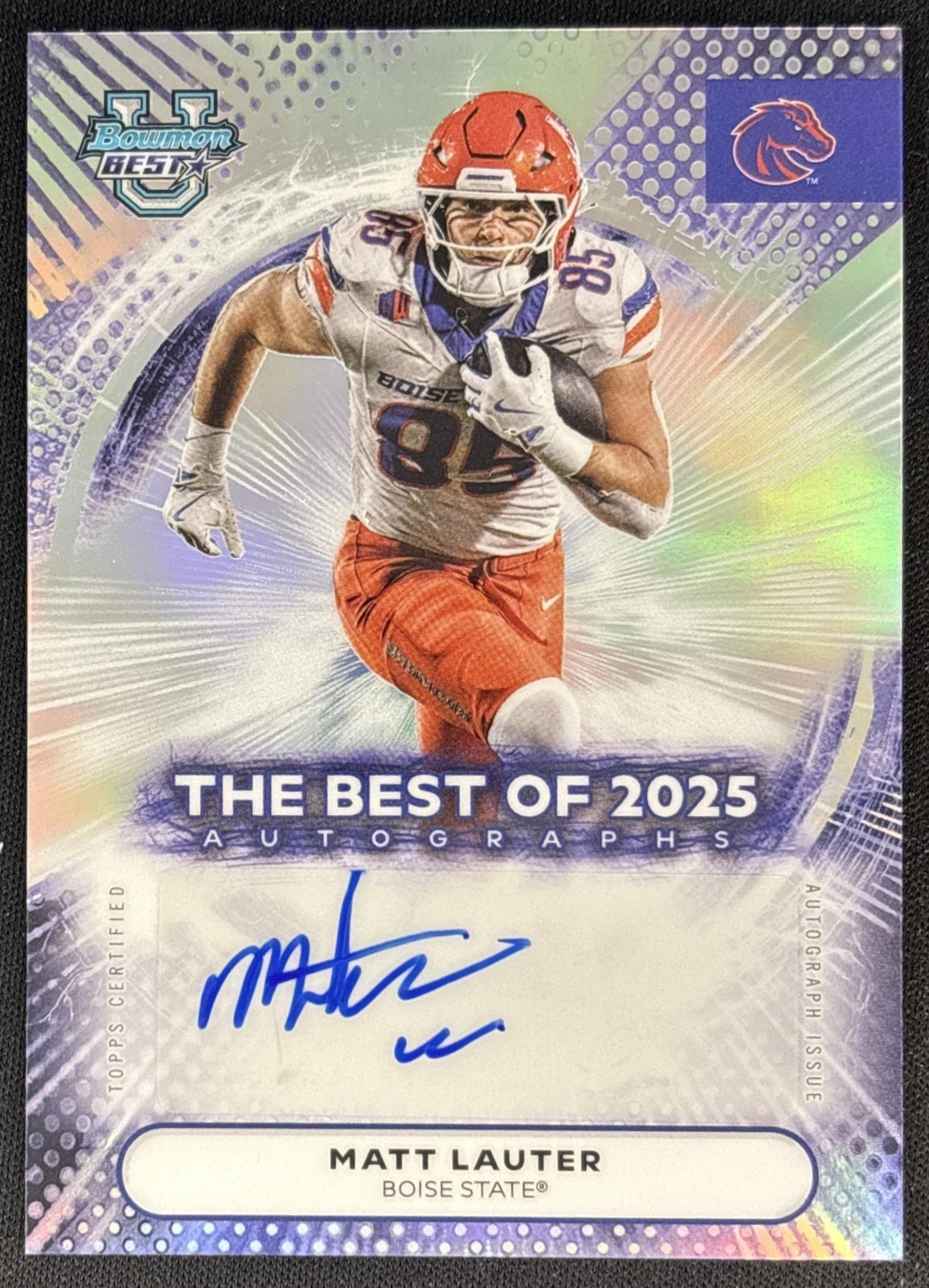 Matt Lauter 2025 Bowman Best University The Best of Auto Broncos