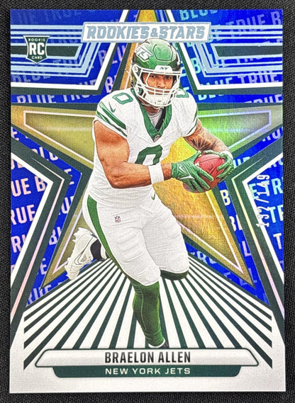 Braelon Allen 2024 Panini Rookies & Stars True Blue /149 Jets