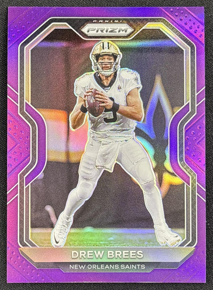 Drew Brees 2020 Panini Prizm Purple /125 Saints