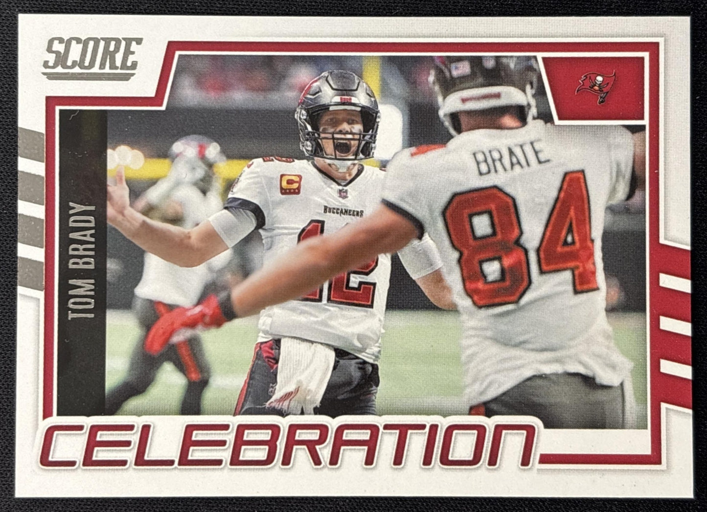 Tom Brady 2022 Panini Score Celebration Buccaneers Sports Trading Cards