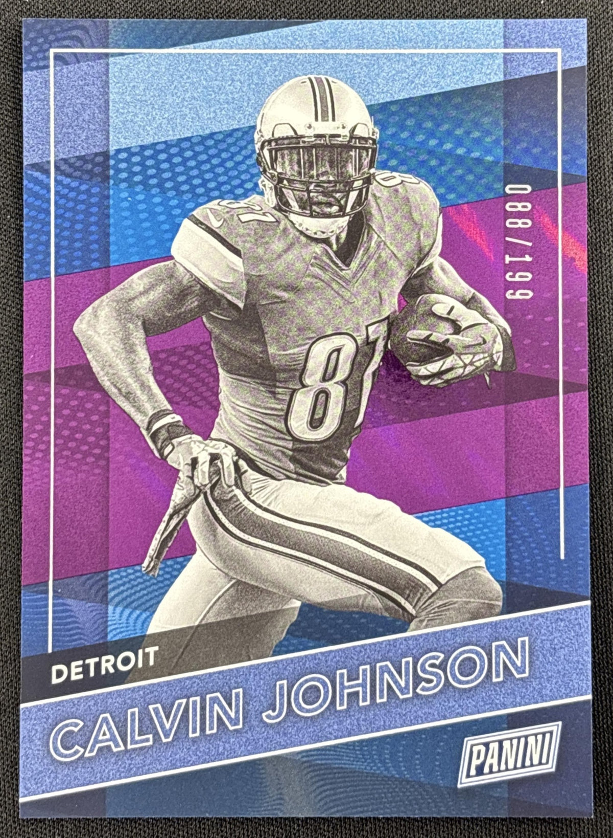 Calvin Johnson 2026 Panini NSCC Silver Pack Purple /199