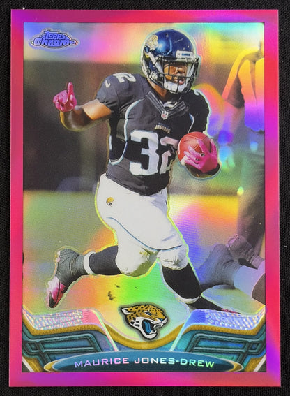 Maurice Jones-Drew 2013 Topps Chrome Pink Refractor /399 Jaguars Jacksonville Jaguars Sports Trading Card