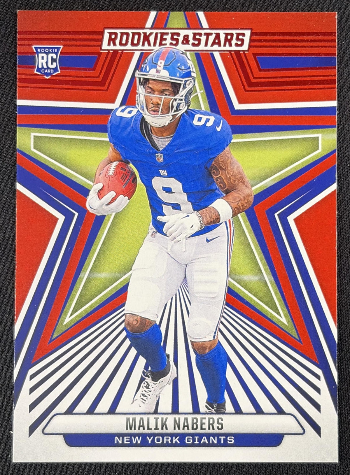 Malik Nabers 2024 Panini Rookies & Stars Red Giants