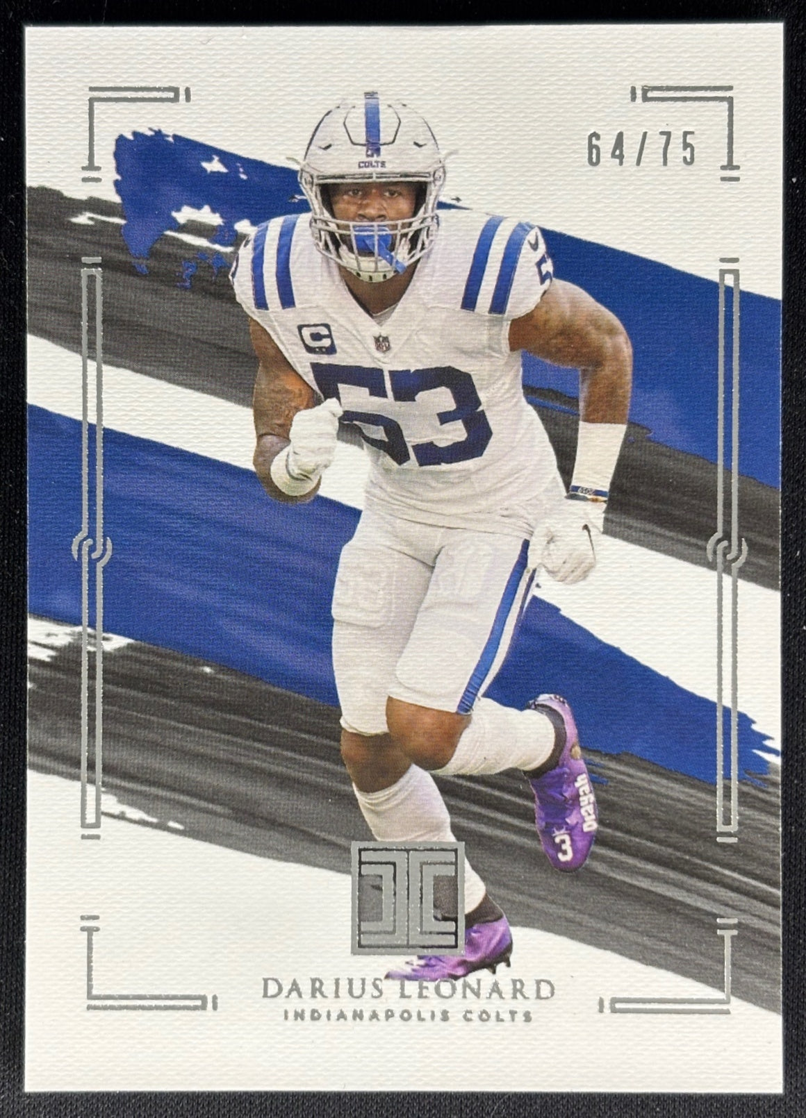 Darius Leonard 2021 Impeccable /75 Colts