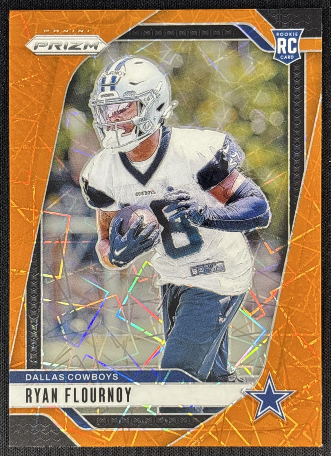 Ryan Flournoy 2024 Panini Prizm Lazer Cowboys front