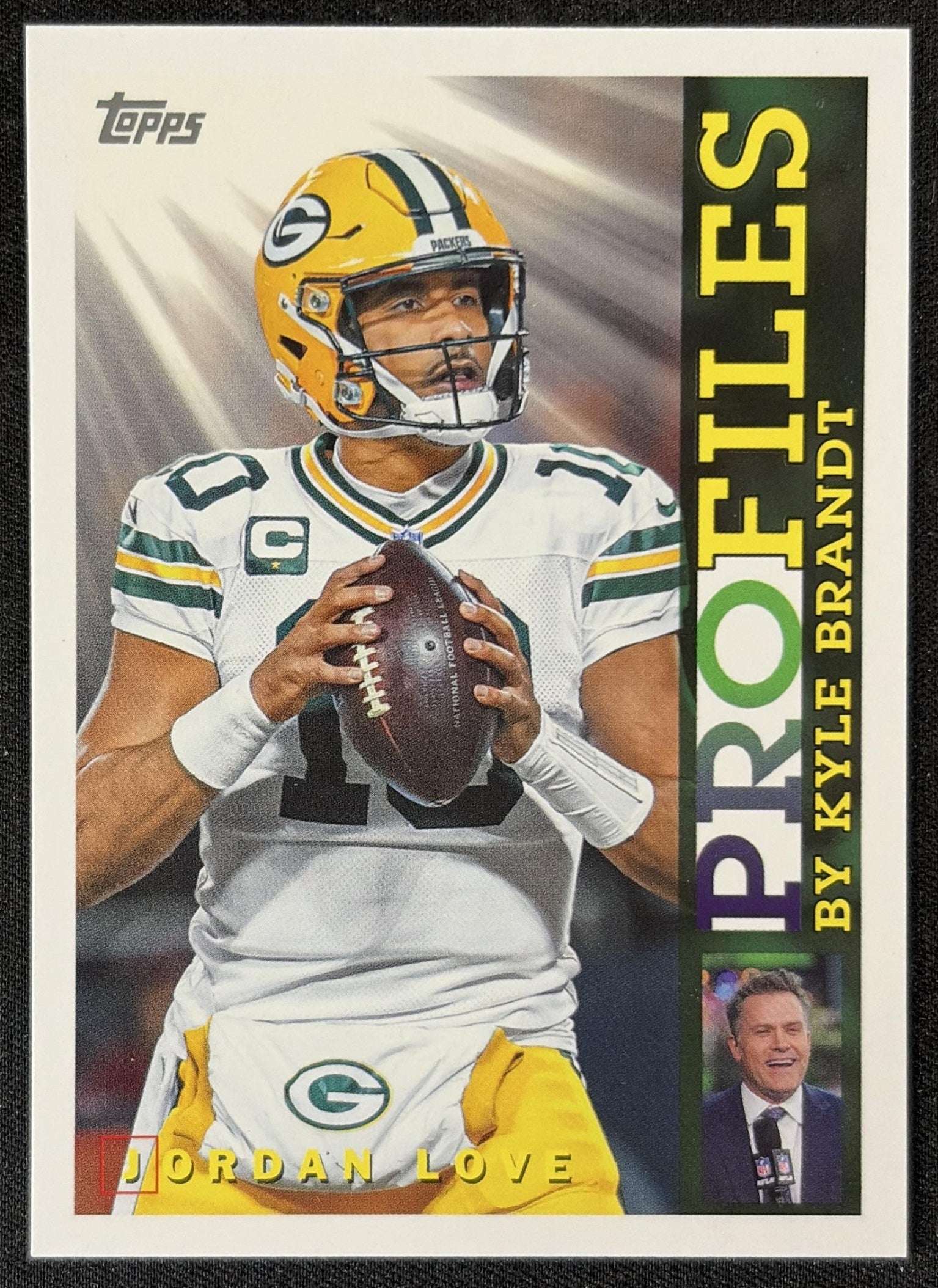 Jordan Love 2026 Topps Profiles Packers front