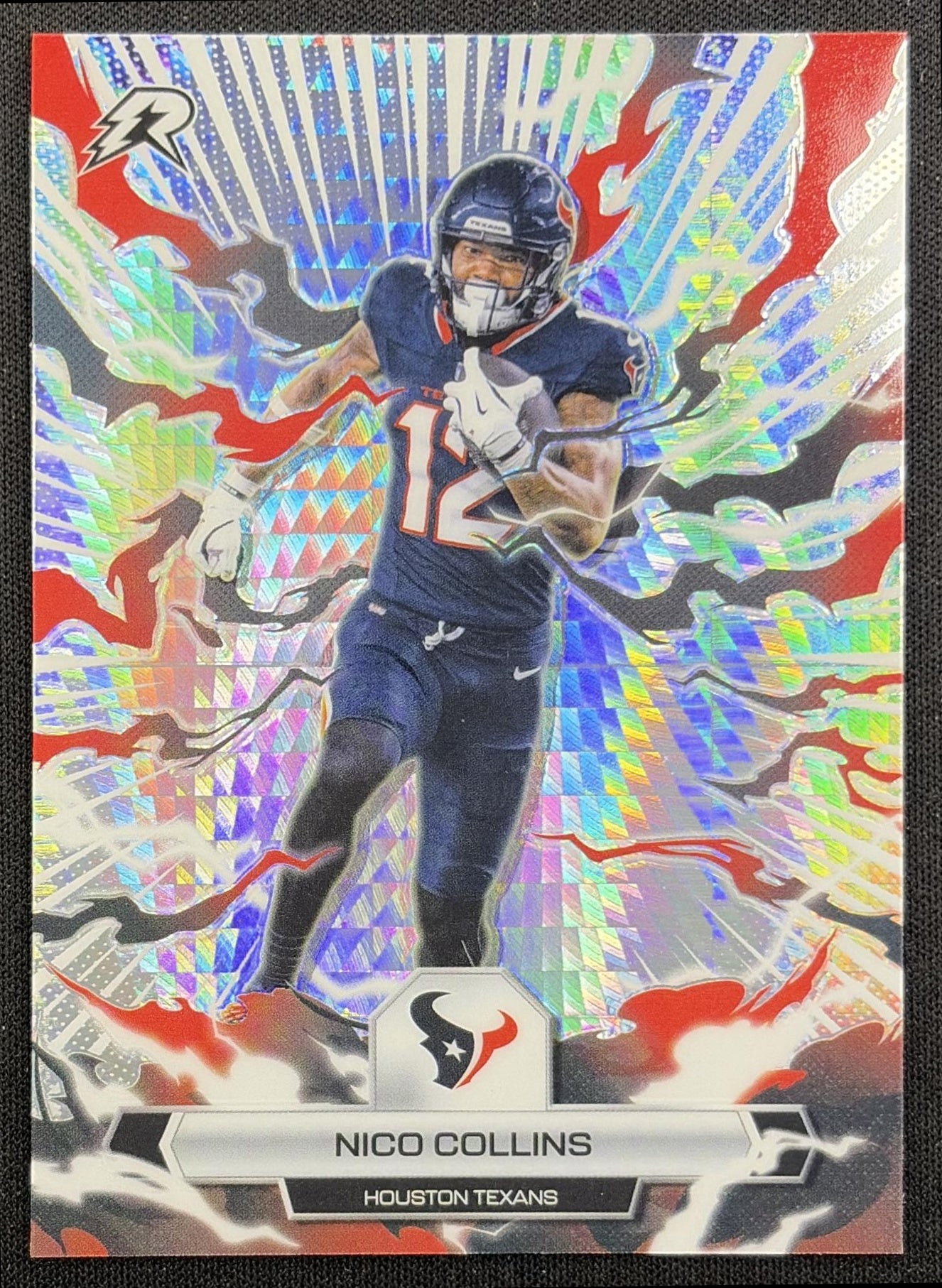 Nico Collins 2025 Topps Resurgence Prism Refractor Texans