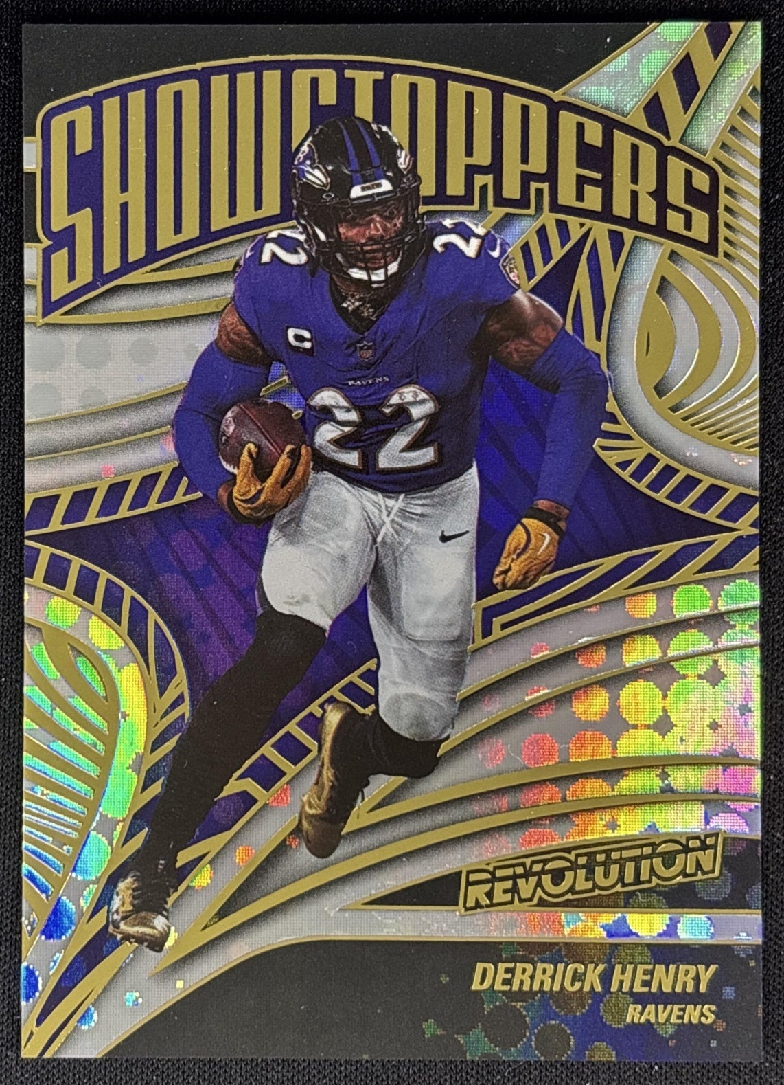 Derrick Henry 2025 Panini Revolution Showstoppers Ravens Sports Trading Cards