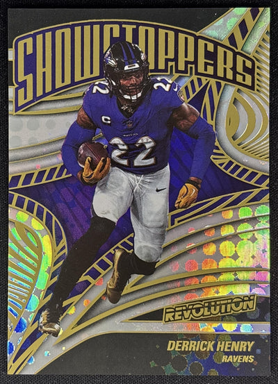 Derrick Henry 2025 Panini Revolution Showstoppers Ravens Sports Trading Cards