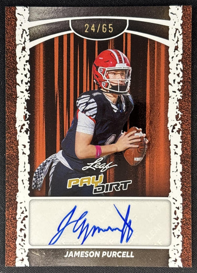 Jameson Purcell 2026 Leaf Pay Dirt Auto /65 front