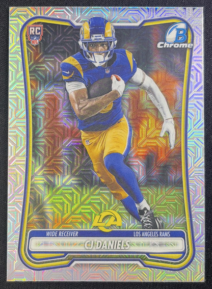 CJ Daniels 2026 Bowman Chrome NFL Mojo Refractor Rams