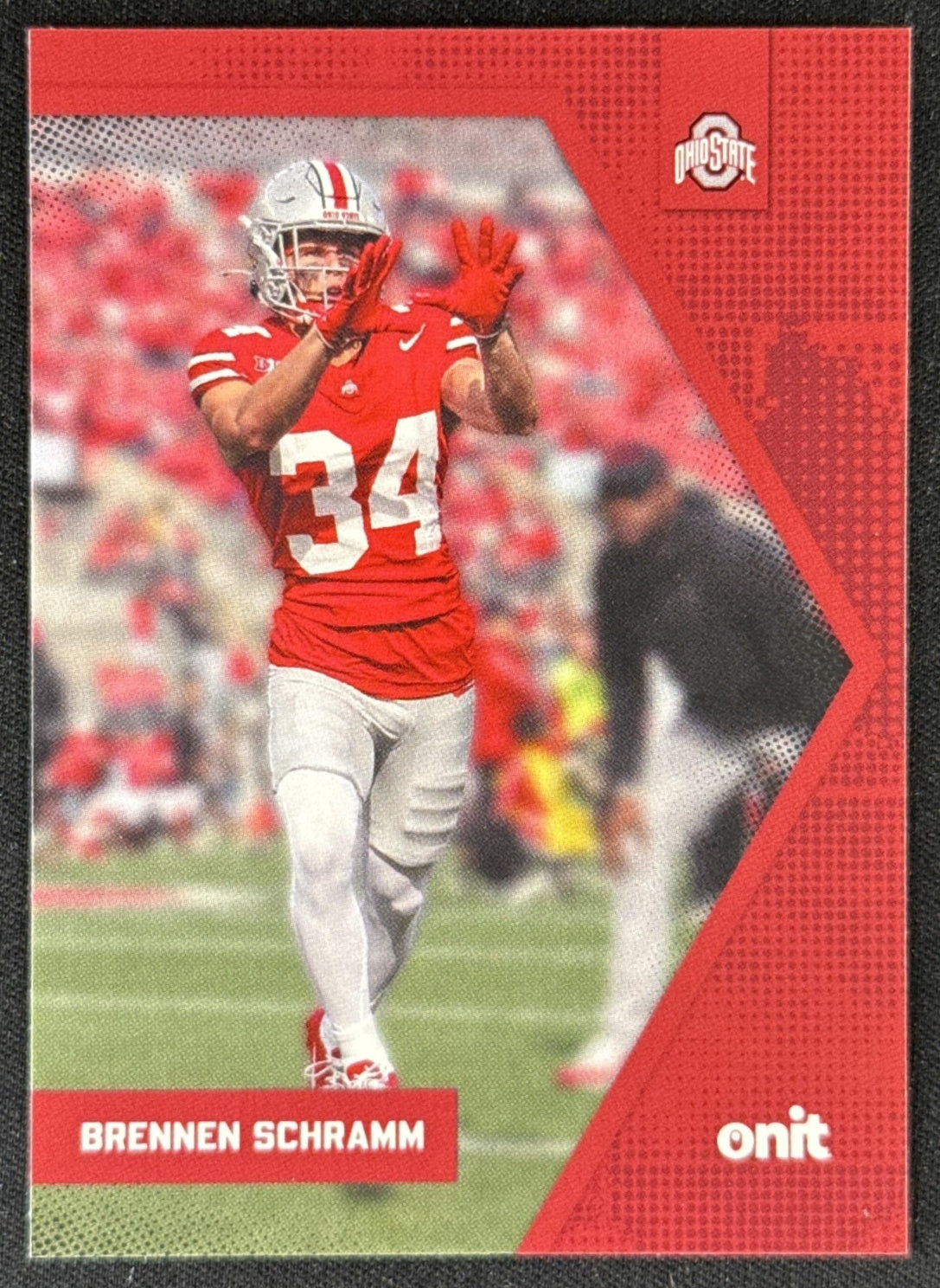 Brennen Schramm 2025 ONIT Athlete Ohio State Buckeyes Sports Trading Card