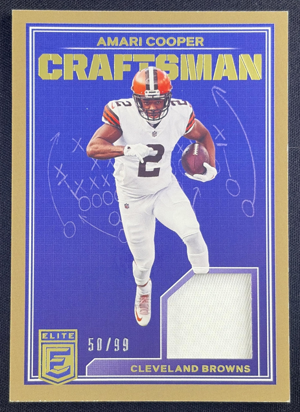 Amari Cooper 2023 Panini Donruss Elite Craftsman Jerseys Prime /99 Browns
