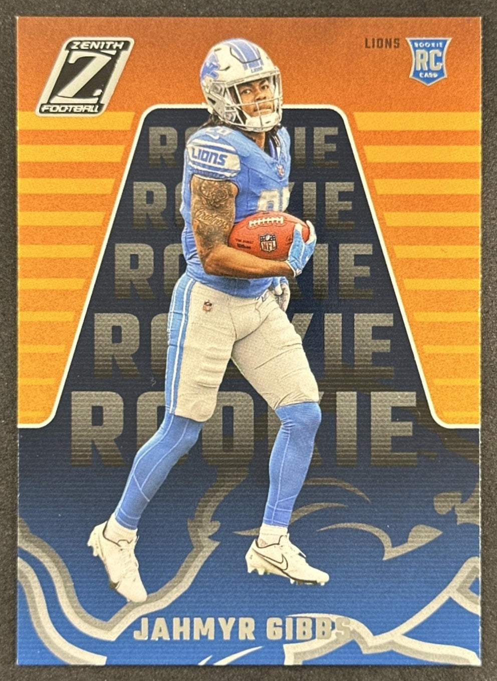 Jahmyr Gibbs 2023 Panini Zenith Lions Sports Trading Card