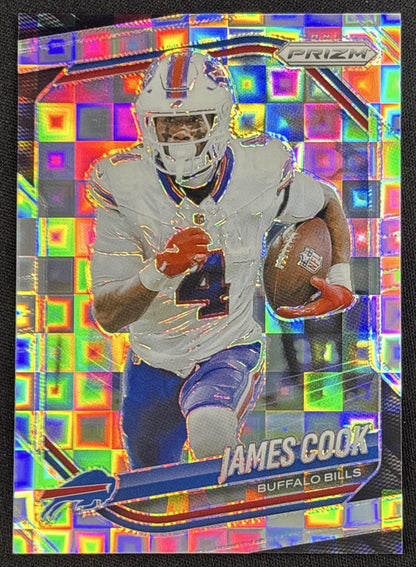 James Cook 2025 Panini Prizm Pandora /400 Bills
