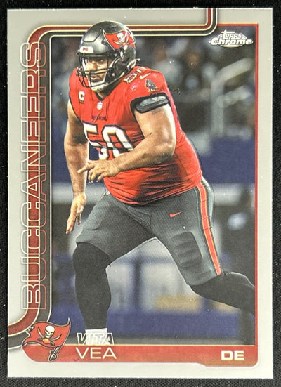 Vita Vea 2025 Topps Chrome Buccaneers Default Title