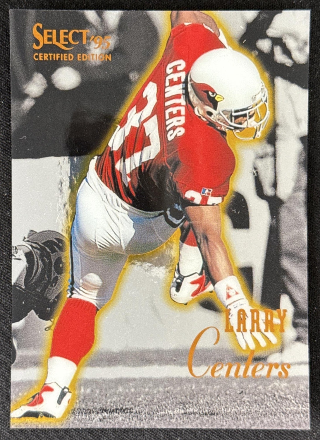 Larry Centers 1995 Pinnacle Select Certified Cardinals Sports Trading Card
