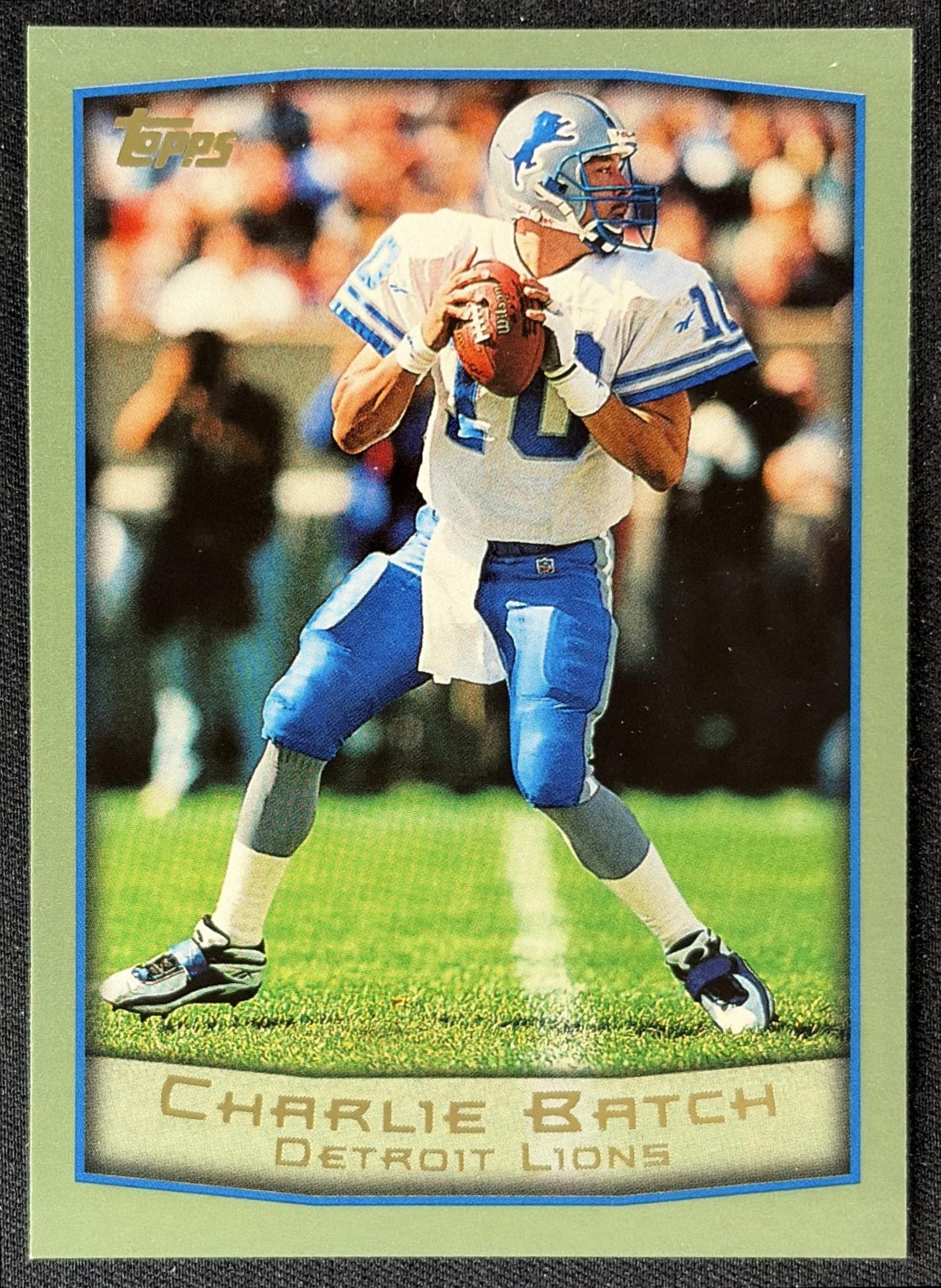 Charlie Batch 1999 Topps Collection Lions front