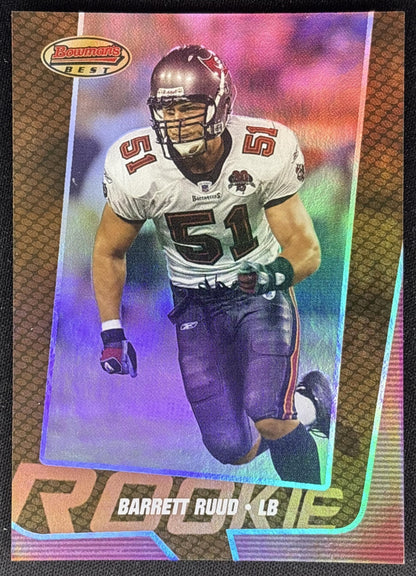 Barrett Ruud 2005 Bowman's Best Bronze /199 Buccaneers Sports Trading Cards
