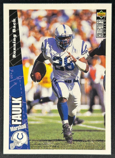 Marshall Faulk 1996 Collector's Choice Colts