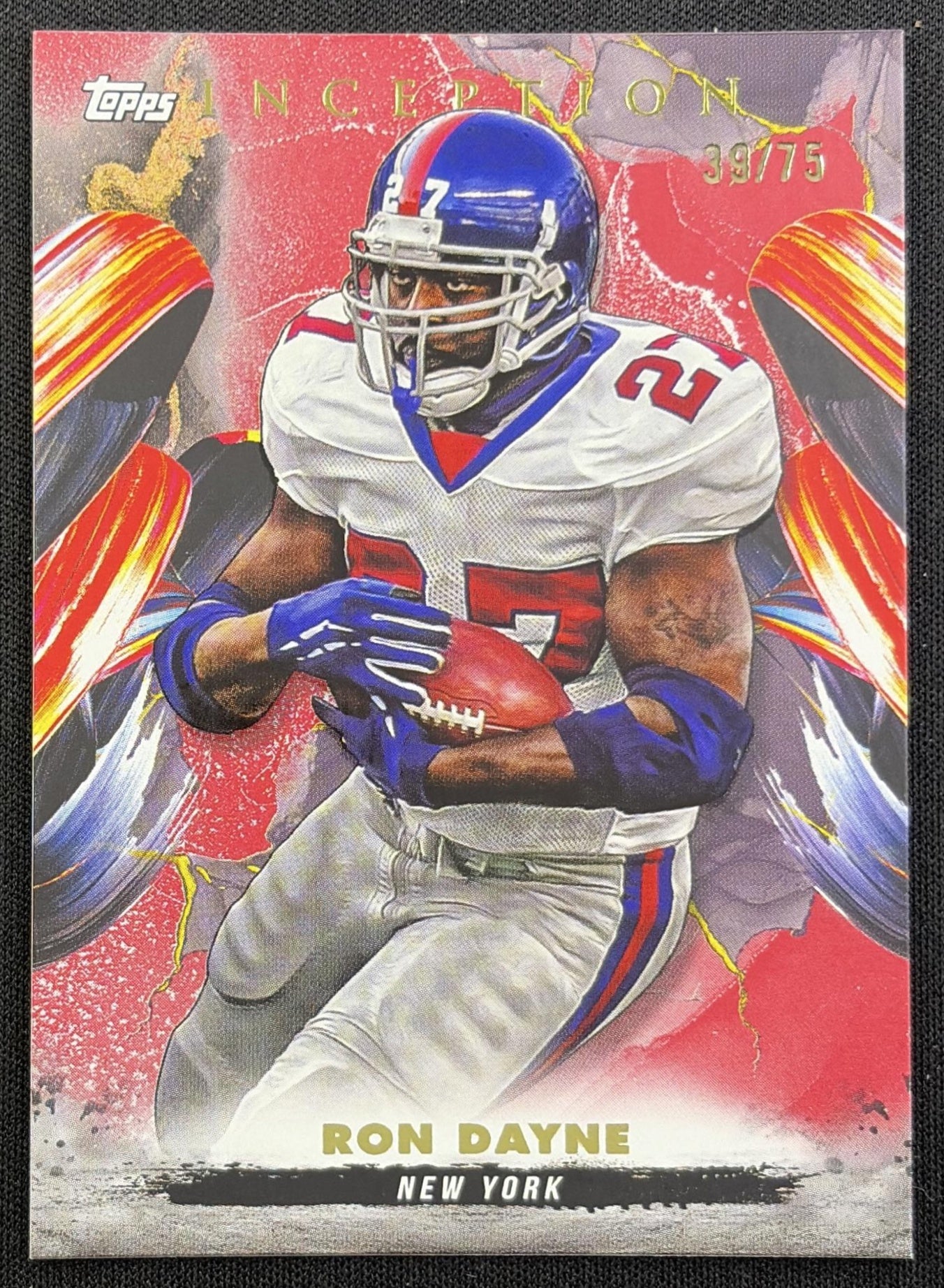 Ron Dayne 2024 Topps Inception Red /75 Giants