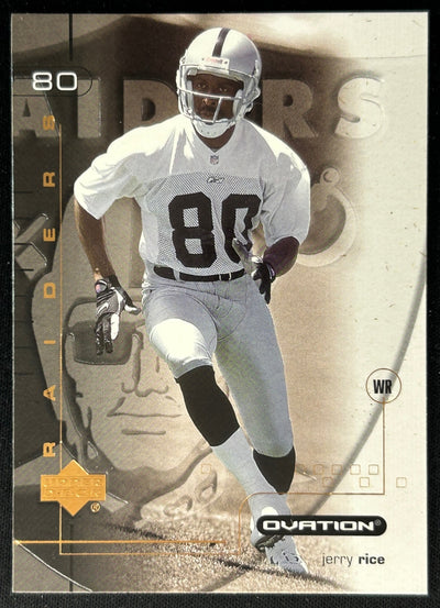 Jerry Rice 2001 Ovation Raiders front