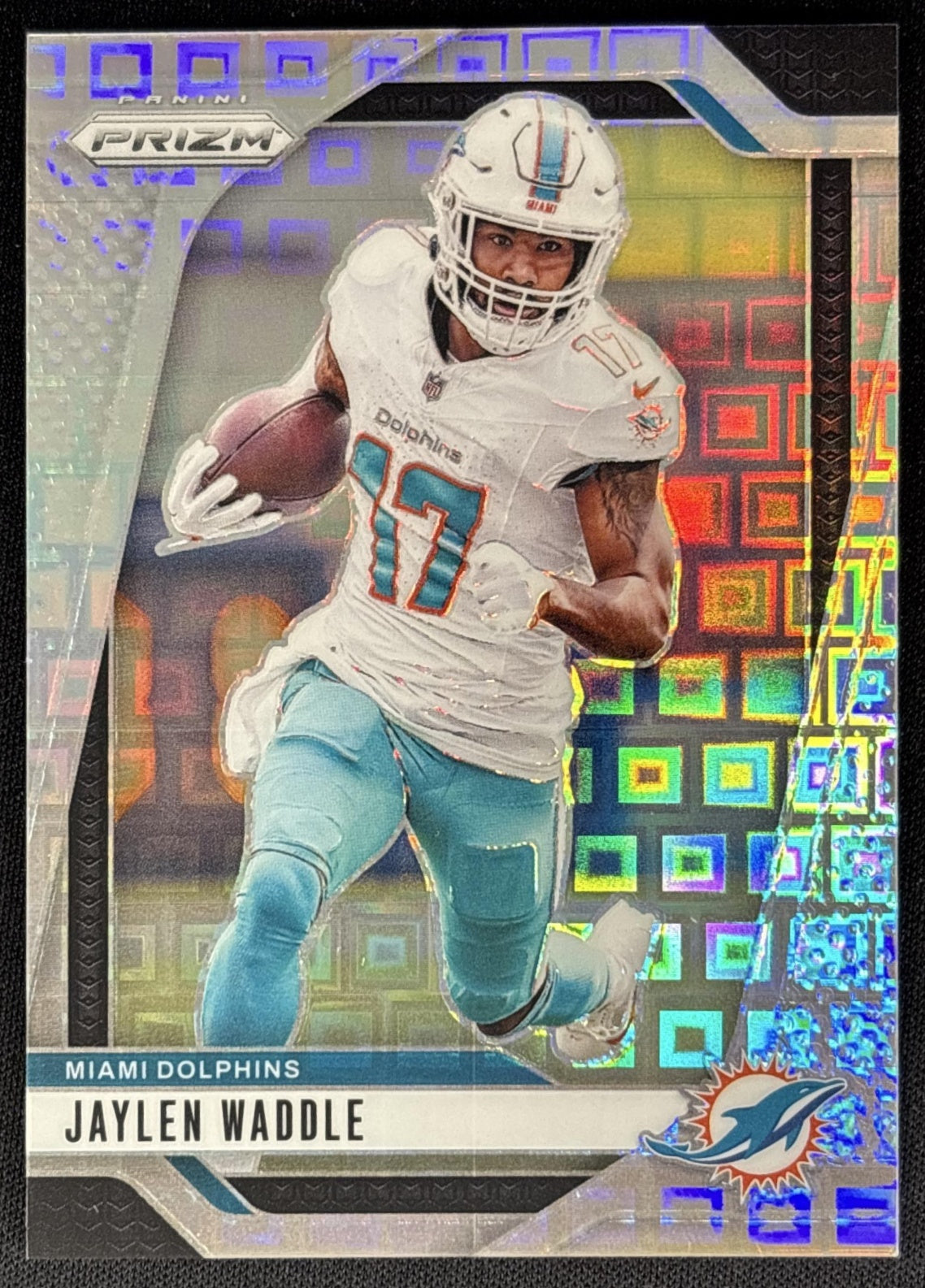 Jaylen Waddle 2024 Panini Prizm Pandora /400 Dolphins Sports Trading Card