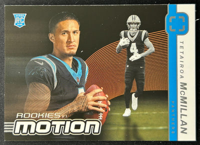Tetairoa McMillan 2025 PhotoGenic Rookies In Motion Panthers Default Title Sports Trading Cards