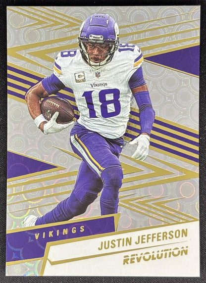 Justin Jefferson 2025 Panini Revolution Groove Vikings Default Title Sports Trading Cards